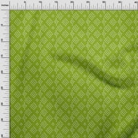 Onuone viskoza šifon zelena tkanina Geometrijska bandhana haljina materijala od tkanine za ispis od