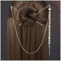 Dvostruki kosinski kaiševi modeli lanca retro kose pribor za kosu štapići za kosu Hanfu Chignon dodaci