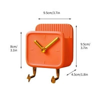 Prodaja čišćenja kreativnog skladištenja BESPLATNA Punch budilica sa sat kukom kuhinje spremnik za skladištenje
