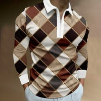 Adviicd Coffee Emo košulje moda Muška golf polo majica vlage Wicking košulje Casual Mesh Solid Sports