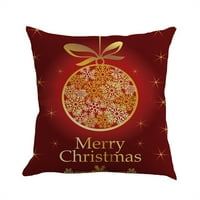 Posteljina ukrasnih jastuka Božić pamučni posteljina bacač jastučni jastuk poklopac kućica na kauč dekora