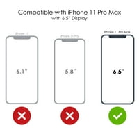 Razlikovanje Custom Custom Decal Kompatibilan sa OTTERBO Branitelj za iPhone Pro - Crno žuti crveni