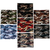 Tkaninski kvadrati pamučni šivanje patchwork kamuflage za kvadratni list DIY materijal za paket