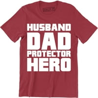 Smiješan suprug tata zaštitni heroj očevi dan tata tata rođendan muns majica