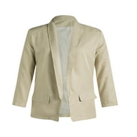 Musuos Women Suit jakne, pune boje rever s dugim rukavima