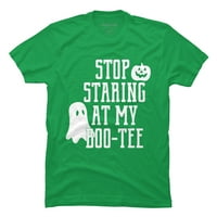 Prestani zuriti u moju boo-tee smiješno košulju za Hallins Kelly Green Graphic Tee - Dizajn od strane