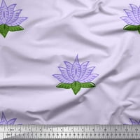 Soimoi Rayon tkanina odlazi i lotus blok za štampanje tkanine sa dvorištem širom