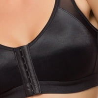 Bras za žene Prednje zatvaranje majica Plus size Bešavna sportska žicaBesplatni Bras Black 3xl