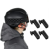 Držač maske za skijašku kacigu Držač kacige za snowboard crna
