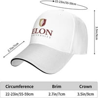 Elon University Logo Trucker Hat Muškarci Ženska bejzbol kapa stilizirana podesiva bejzbol kapa unisex
