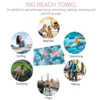 Delikatni ručnik za plažu od mikrovlakana za brzo sušenje ručnika za kupanje ljeto plaža ručnik