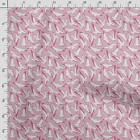 Ispis ptica Soimoi, baršun dekor tkanina šivaći tkaninu sa dvorištem Widedecorativna tkanina za presvlake i kućne akcente-ružičaste