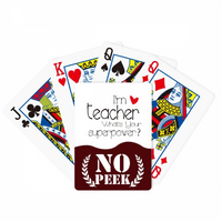 u učitelju koji je vaš superpower peek poker igračka karta privatna igra