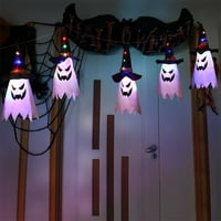 CGLFD Halloween Svjetla LED vještica Hat Halloween String svjetla DIY privjesak horor svjetiljka