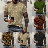 Muškarci T majice 3D Novelty Graphic Fashion Ležerne prilike Camiseta Majica kratkih rukava