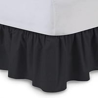Ruffled krevetna suknja sa 16 deponi-plicam uglovima Real nit broj čisti pamuk, prikupljeni stil