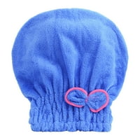 Keusn Jednostavan luk baršunasti tekstil mikrovlakana za glavu mikrovlakana Brza suha kapa za kosu