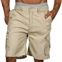 Pantalone na plaži za muškarce Sportske kratke hlače Ljetne kratke hlače s malim strukom Solid MULTI