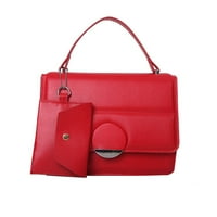 Torba za rame Klasična torbica kvačilo za tote tote za žene, crvena, G175583