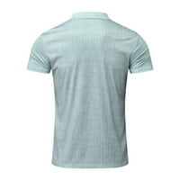Beeyaso muška košulja za golf majica Retro color kontrast na otvorenom ulicom kratkih rukava s pritiskom