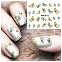 Keusn DIY za nokte Applique ljepilo Cvijet Rattana naljepnica za nokte čipka za nokte paste