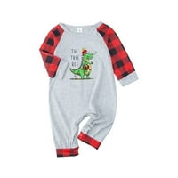 BVGFSAHNE Family Toddler Božić pidžama Animal Baby Boy Pajamas Organski pamuk Baby Božić Pidžamas
