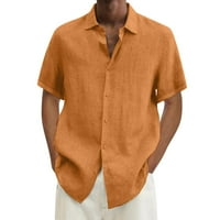 Muškarci Ljetni Havaji Snažna košulja Kratki rukav Dvostruki džep Okrenite košulju na ovratniku