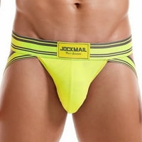 Muški podnesci Stretch seksi torbica donje rublje Udobnost Jockstrap kratki žuti XL