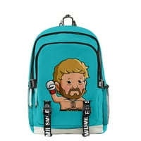 Hasbulla Merch Cartoon Bag Casual Fashion Schoolbag Putna torba Unise ruksak sa zatvaračem