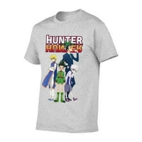 Muški lovac Hunter Službeni vintage pamučne posade T majice srednje sive