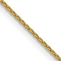 14k žuto zlatni pariški lanac pšenice izrađen u Sjedinjenim Državama Pen264-20