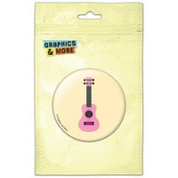 Pink ukulele Pinback gumb Pin značka