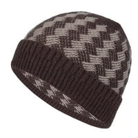 Zimska beani šeširi za žene Ski topli pleteni mekani kape kava jedna veličina