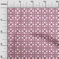 Onuone svilena tabby fuschia ružičasta tkanina azijski blok cvjetni obrtni projekti Dekor tkanina tiskana