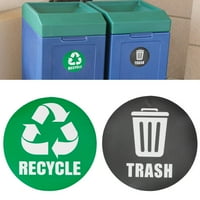 Ekološka etiketa Reciklirajte naljepnice za naljepnice smeća samoljepljiva vodootporna smeća može urediti