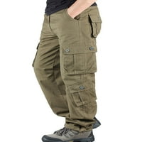Paille muški tasteri retro teretnih hlača casual joga dno sa džepovima jogger taktičke pantalone za