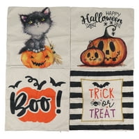 Posteljina jastuka, platna linija, bundeve sa paukovim šipkom DIY proizvodnja Halloween Jastučića pokrivača