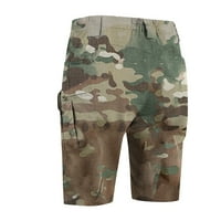 Guvpev muškarci Ljetni modni ležerni na otvorenom vodootporne prozračne taktike kratke hlače - smeđe