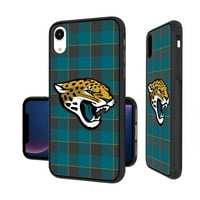 Jacksonville Jaguars iPhone PLAID DESIGN BUMP futrole
