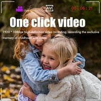 Dual objektiv visoke rezolucije 1080p digitalni fotoaparat za djecu prijenosni crtani kamkorder