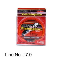 fluorokarbon visoke kvalitete izdržljive ribolov 0,8-6LB monofilament najlon PA Right Lice Line