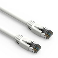 3ft mačka. S FTP Ethernet mrežni kabel bijeli 24AWG, pakovanje