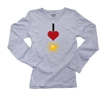 Love Sunshine - Sretna majica s dugim rukavima i suncu i suncu