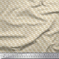 SIMOI CREPE svilena tkanina četkica za udarca sažetak ispis tkanina od dvorišta široka