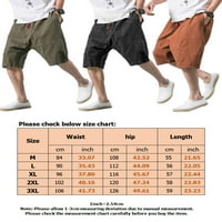 Avamo Muškarci Tharts Lagane obične Elastične strukske trupne Teretana Yoga ploče Shorts Loop Fit džepovi