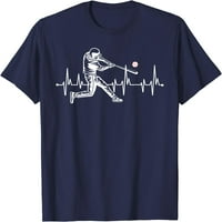 Baseball Heartbeat - Funny bejzbol majica