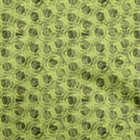 Onuoone Georgette viskoza vapnene zelene tkanine Sažeci šivanja zanata projekata Tkanini otisci sa dvorištem