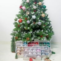 Njspdjh visi minijaturni božićni ukrasi božićna stablo privjesak božićni ukras kuglica za božićni prikaz