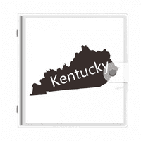 Kentucky America USA Map Outline Photo Album Novčanik Wedding Porodica 4x6