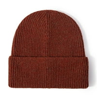Manžetna Beanie Knit kape Slouchy lobanje skijaške muškarce Žene obične zime tople šešire, jedna veličina,
